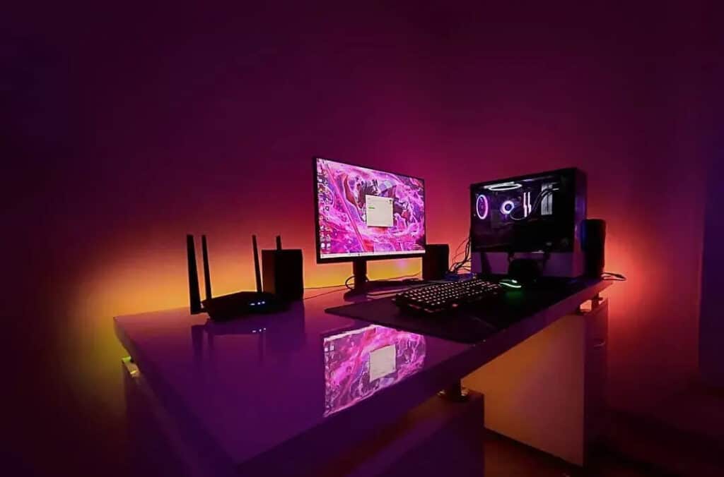 Dagger's initial gaming setup