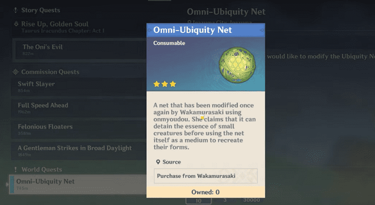 Omni-Ubiquity Net genshin impact