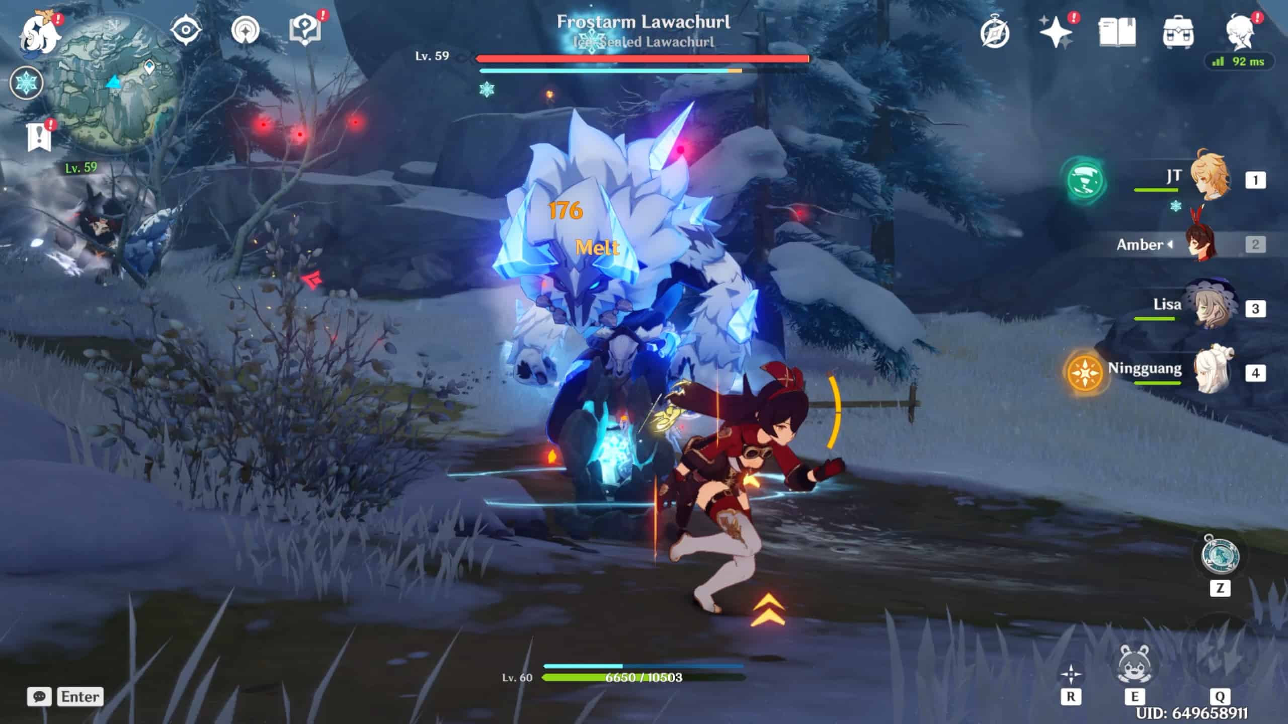 Frost Lawachurl Battle