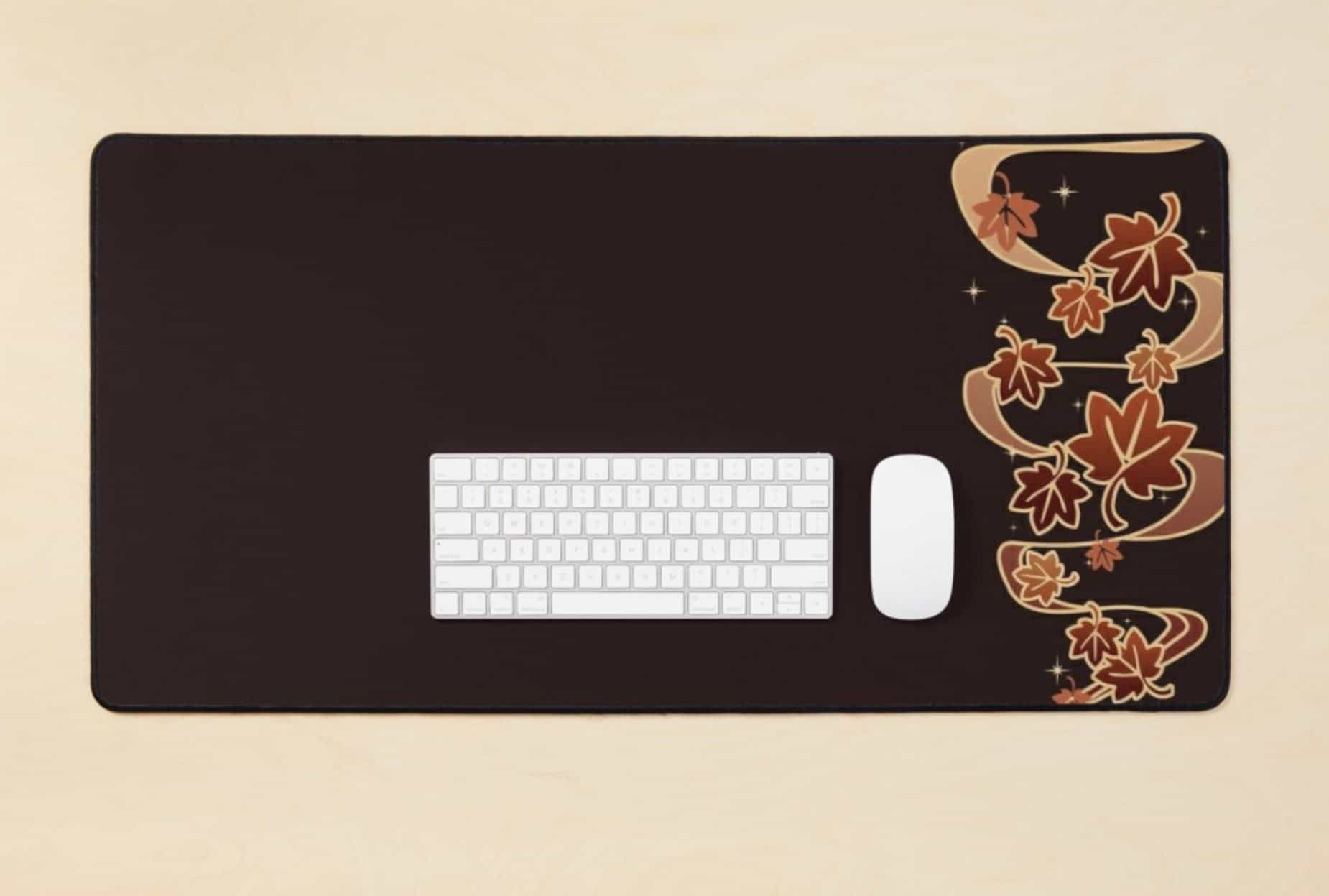 Genshin Impact Kazuha Leaf Extended Mouse Mat