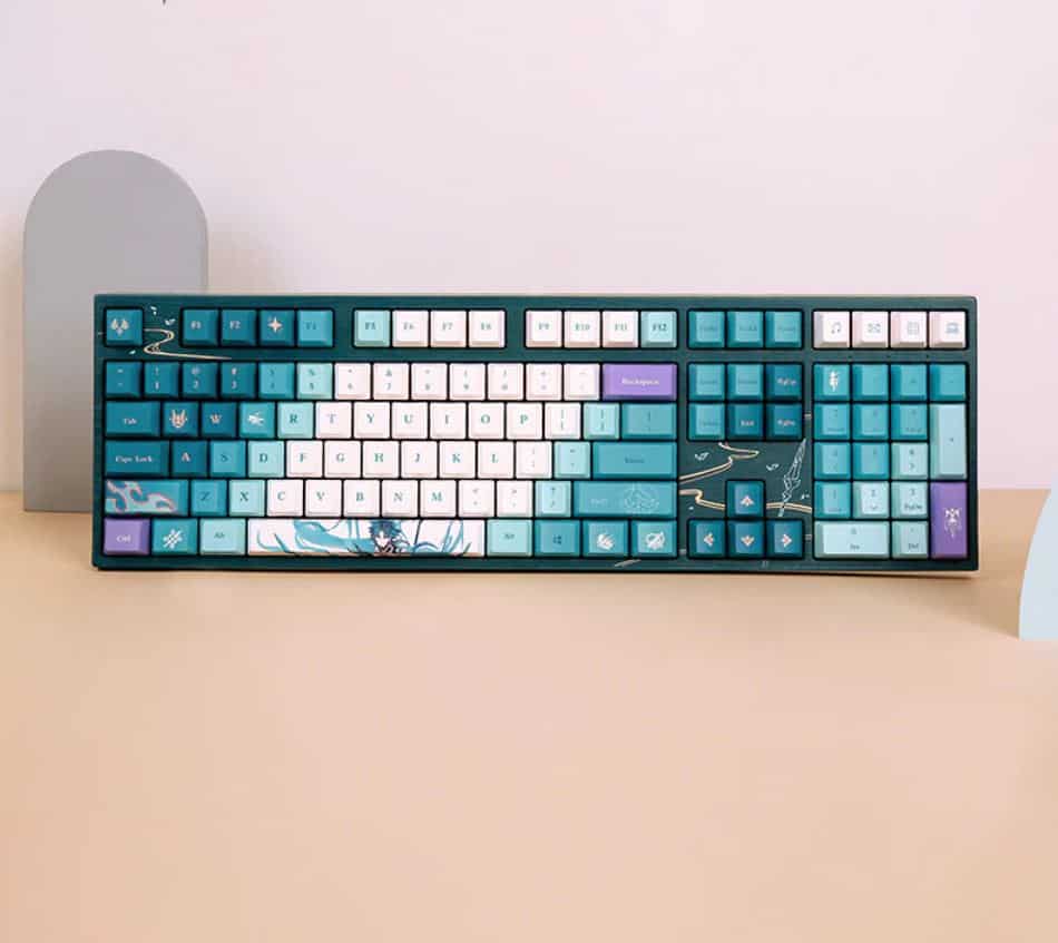 Genshin Impact Official Xiao Themes Mechanical Keyboard