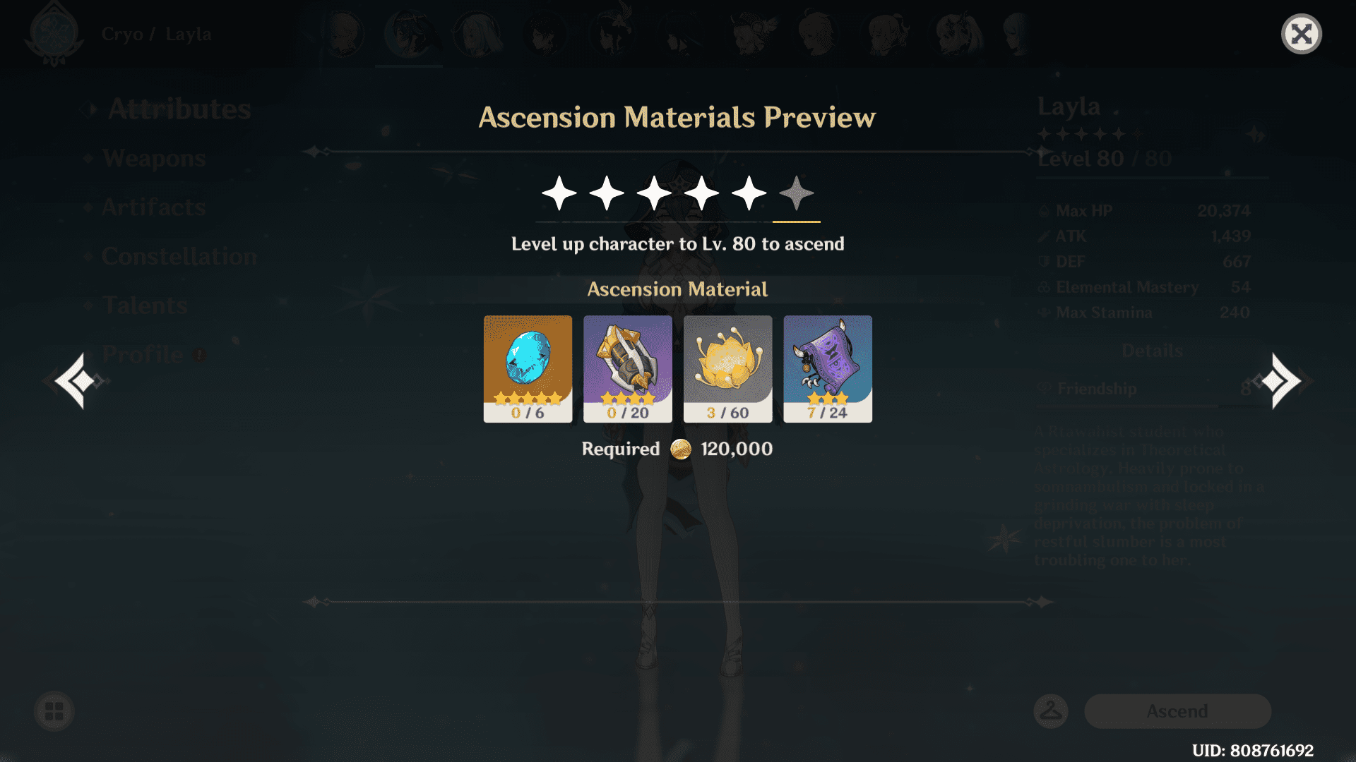 laylas ascension materials preview