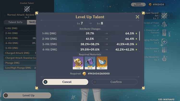 qiqi ascension & talent level-up materials