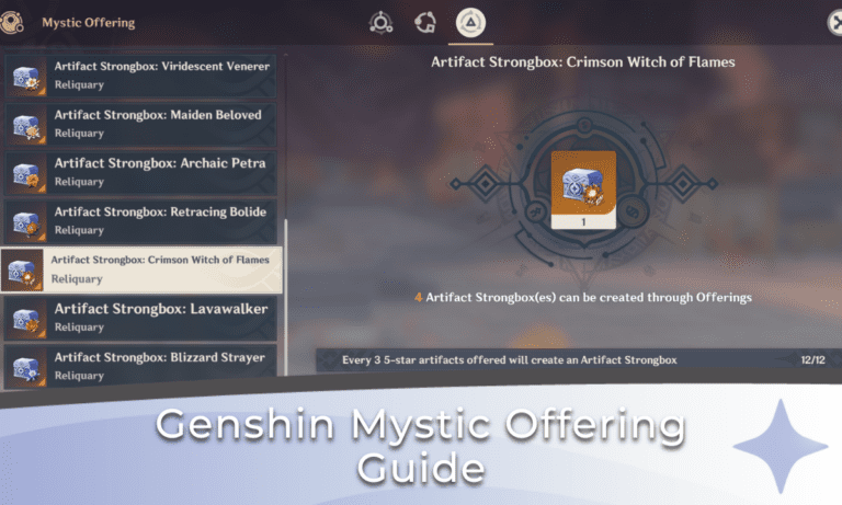 Genshin Mystic Offering Guide - Genshin Chronicle