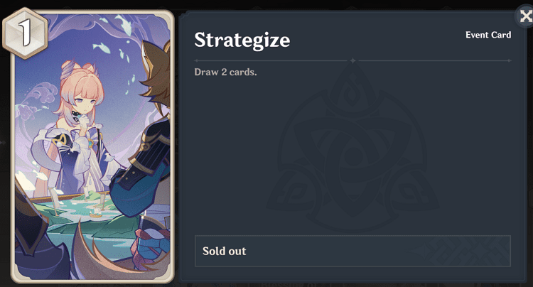 genius invokation tcg character cards strategize